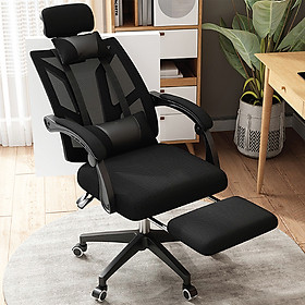 Mua Ghế Xoay Văn Phòng Công Thái Học  Với Chế Độ Ngả Lưng Gác Chân Siêu tiện ích  Tựa đầu 3D