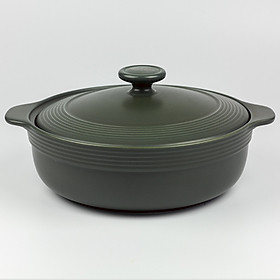 Nồi Dưỡng Sinh Luna Đáy Từ 2.6 L + Nắp Minh Long Healthy Cook Xanh Rêu