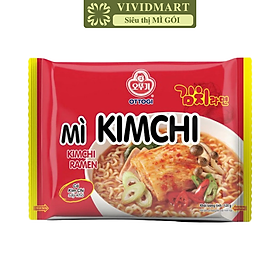 OTTOGI - Mì nấu Ottogi hương vị Kim chi, Mì Kim chi Ottogi, Mì Ottogi Kim chi, Mì nấu Otogi ăn liền (120/gói)
