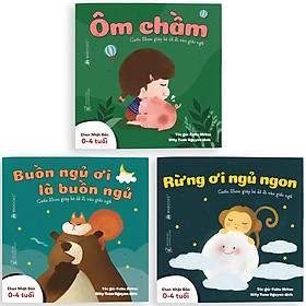 Hình ảnh Combo 3 Cuốn Sách Ehon: Buồn Ngủ Ơi Là Buồn Ngủ (Dành Cho Trẻ Từ 0 - 4 Tuổi)