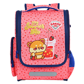 Balo Học Sinh Thời Trang SAKOS KID JOLLY - Họa Tiết Dễ Thương, Siêu Nhẹ, Bảo Vệ Đôi Vai Và Cột Sống Của Trẻ