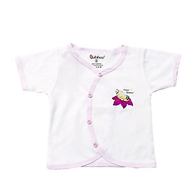 Áo sơ sinh cài chéo ngắn tay cho bé