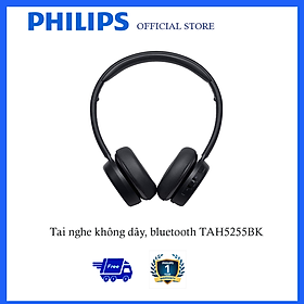 Tai nghe Philips Bluetooth TAH5255BK/97 - Hàng chính hãng