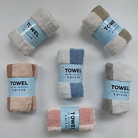 Mua Khăn Mặt Lông Cừu Hàn Quốc Siêu Min 25x50