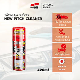 Tẩy Ố Bẩn Nhựa Đường Cho Xe Hơi New Pitch Cleaner Soft99 VC-ADR-10 (420ml)