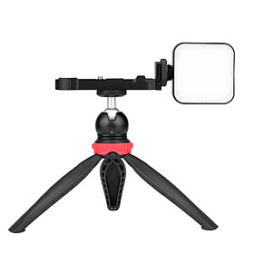Video Vlog Kit with LED Light Ball Head Tripod L Mount Plate for Video Making Replacement for Canon G7X Mark III/II