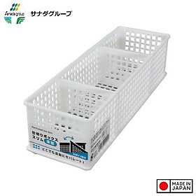 Rổ đựng đồ chia ngăn, vách rời Slim Deep S-W - Hàng Nội Địa Nhật Bản nhập khẩu