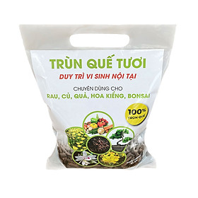 Mua Phân Trùn Quế Tươi Nén Viên (1kg/Túi)