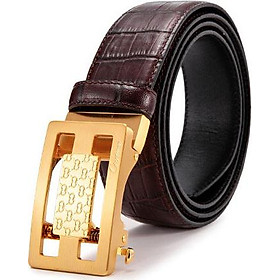 Thắt lưng tự động cao cấp Ciartuar BH178 Da bò dập vân cá sấu. Khóa tự đông nguyên khối. Hàng chính hãng.