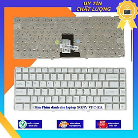 Bàn Phím dùng cho laptop SONY VPC-EA - TRẮNG - CÓ KHUNG - Hàng Nhập Khẩu New Seal