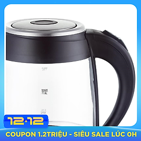 Ấm Điện Thủy Tinh Siêu Tốc Lock&Lock EJK418BLK (1.8L) - Hàng chính hãng
