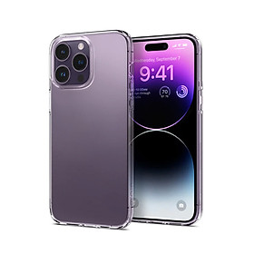 Ốp Lưng dành cho iPhone 14/14 Plus/14 Pro/14 Pro Max SPIGEN Liquid Crystal Clear - Hàng Chính Hãng