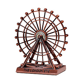 Rotatable  Wheel Statue  Figurine Sculpture Collectable Ornament Home Decor  Wheel Model for Tabletop Office Shelf Souvenir