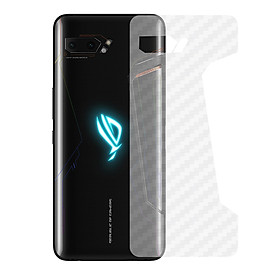 Miếng Dán Mặt Lưng Cacbon Dành Cho Asus Rog Phone 2- Handtown - Hàng Chính Hãng