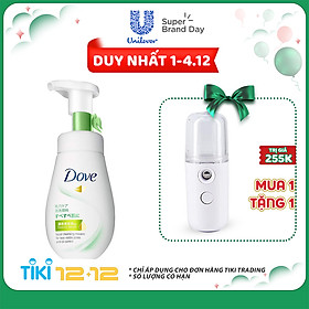 Sữa Rửa Mặt Dạng Bọt Dove Tinh Chất - Serum Se Khít Lỗ Chân Lông Và Kiềm Dầu 160Ml