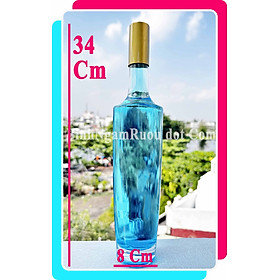 Mua  Mua 7 Tặng 1   C25 Chai Đựng Rượu Thủy Bóng Chày 500ml - Đẹp Cao Cấp - Nắp Kín Thủy Tinh Trong - Tặng Biếu Sang Trọng