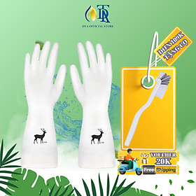 Găng Tay, Bao Tay Cao Su Làm Bếp,Vệ Sinh Nhà Cửa Con Nai Siêu Dai Siêu Bền Giá Rẻ[FreeshipXtra]