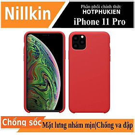 Ốp lưng chống sốc silicon cho iPhone 11 Pro mỏng 1mm hiệu Nillkin Flex Pure Cover Case (chống sốc cực tốt, chất liệu cao cấp, gờ bảo vệ camera) - hàng nhập khẩu