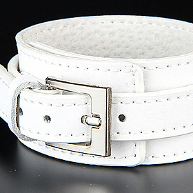 Punk Rock Wide Cow PU Leather Wristband Cuff Bracelet Bangle Buckle Jewelry