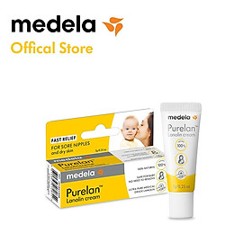 Medela - Kem Purelan 7g - Dùng cho mẹ bị khô, nứt, chảy máu đầu ty - 100% chiết xuất thiên nhiên, an toàn tuyệt đối