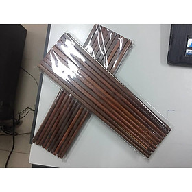 Mua Bộ 20 đôi đũa ăn gỗ trắc đỏ đen