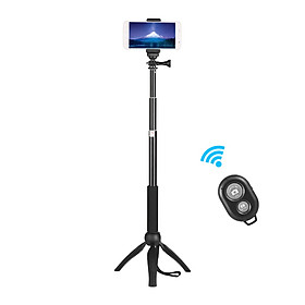 Chân Máy Tripod Hỗ Trợ Chụp Ảnh Quay Phim Cho Điện Thoại Và Máy Ảnh Canon Nikon Sony GoPro Hero 5/4/3/3+