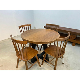 Mua Bàn Sân Vườn Gỗ Lim Nâu  Bàn Cafe Gỗ Lim Nâu  Bàn Gỗ Lim Nâu Nguyên Tấm Dài 90cm Rộng 90cm Dày 4cm