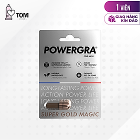 Viên uống tăng cường sinh lý nam giới Powergra (Super Gold Magic) - Vỉ 1 viên