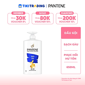Dầu Gội Pantene hỗ trợ điều trị Gàu Chai 650ml