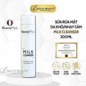 Sữa Rửa Mặt Cho Da Khô, Nhạy Cảm BeautyMed Milk Cleanser | Kelly Beauty