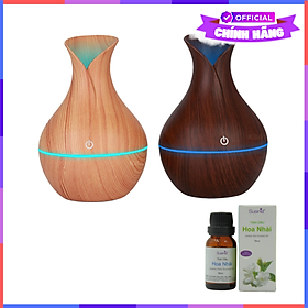 Mua Máy Phun Sương Vouller Tạo Ẩm Vân Gỗ Cổ Cao + Tặng Kèm Lọ Tinh Dầu Xông Phòng 10Ml Tự Chọn  Máy Khuếch Tán Tinh Dầu Tạo Độ Ẩm Mini Cao Cấp  Máy Phun Sương Tinh Dầu  Máy Phun Sương Tạo Ẩm Mẫu Vân Gỗ Sang Trọng - Hàng Chính Hãng