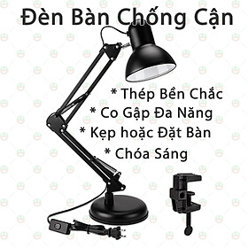 Mua (Loại Tốt) Đèn Bàn Chống Cận Học Tập Làm Việc KhoNCC Hàng Chính Hãng Có Đế Và Chân Kẹp Bàn Cho Học Sinh - Sinh Viên - Dân Văn Phòng - KLVQ-1315-DCKB