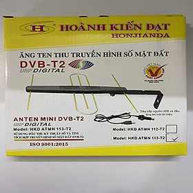 anten kỹ thuật số DVB T2 HKD 113 ,CÓ DÂY CẤP NGUỒN 5V HÀNG CHÍNH HÃNG