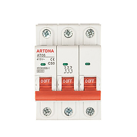 Mua Thiết bị đóng cắt (MCB) - Attomat 3pha 50A  AT06-3/50
