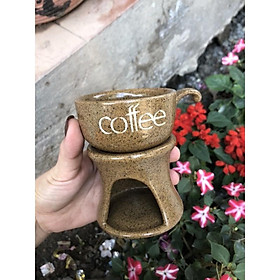 Mua Bộ tách đốt cafe đốt nến ( tặng kèm nến ) có thể làm đèn xông tinh dầu