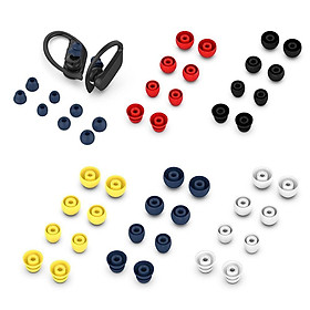 Set 8 Nút Silicon Màu Trơn Bịt Tai Nghe Bluetooth Mini Chuyên Dụng