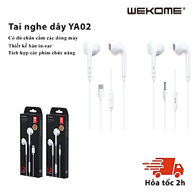 Mua Tai nghe có dây YA12 WEKOME có mic âm thanh cao cấp dùng cho nhiều loại thiết bị HÀNG CHÍNH HÃNG