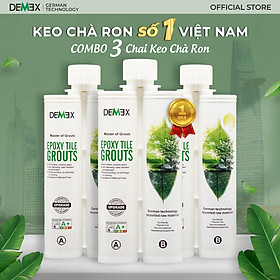 Mua Combo 3 Chai Keo Chà Ron 2 Thành Phần - Keo Chít Mạch Chống Thấm  Không Chứa Chất Gây Ung Thư