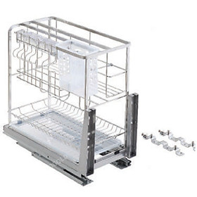 Mua Giá dao thớt nan dẹt inox mờ ray giảm chấn Eurogold EP35 - Hàng Chính Hãng