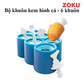 Bộ khuôn kem hình cá - 6 khuôn- ZOKU ZK119 - Hàng Chính Hãng