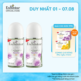 Combo 2 Lăn khử mùi trắng da Enchanteur Sensation/Delighful/Romantic 50ml/ Chai