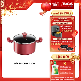 Nồi chống dính đáy từ Tefal So Chef G1354595 22cm – Hàng chính hãng