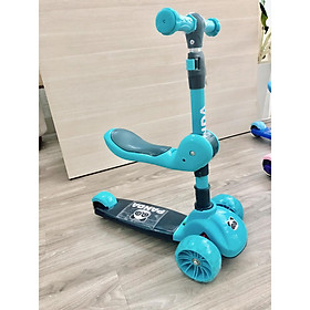 Xe trượt scooter 3 bánh có đèn phát sáng có nhạc - xe trượt panda