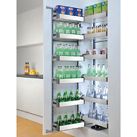 Kệ Tủ Đồ Khô Inox Hộp - GH-445 (414*500*(1150-1450))