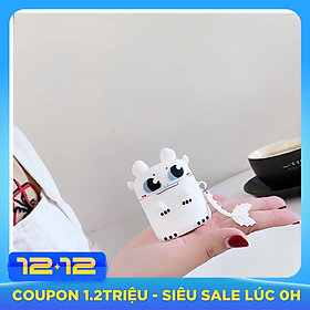 Bao Case Silicon Cho Tai Nghe Apple Airpods - Hình Rồng Night Fury Ngộ Nghĩnh