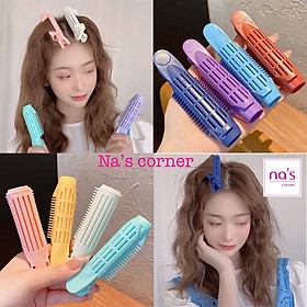 Kẹp độn phồng chân tóc uốn cong tóc mái loại dài