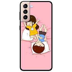 Ốp lưng dành cho Samsung Galaxy S21 Plus mẫu Couple Ngủ