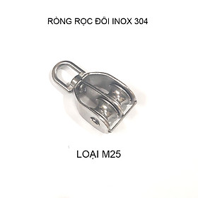 Mua Ròng rọc đôi inox 304 không gỉ  kích thước M20-M25-M32-M50 tùy chọn
