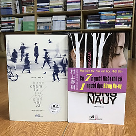 Hình ảnh Combo sách văn học Hàn Quốc - Nhật Bản: Rừng Nauy Haruki Murakami + Bước Chậm Lại Giữa Thế Gian Vội Vã Hae Min (tặng kèm bookmark)