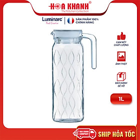 Bình Thủy Tinh Luminarc Dona Embossment Wave 1L - Q0433